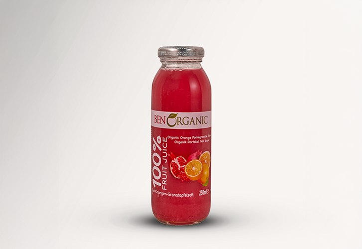 Ben Organic Portakal ve Nar Suyu 250 Ml