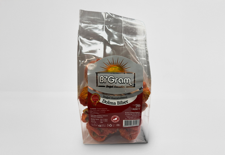 Bİ GRAM KURU DOLMA BİBER 20Lİ