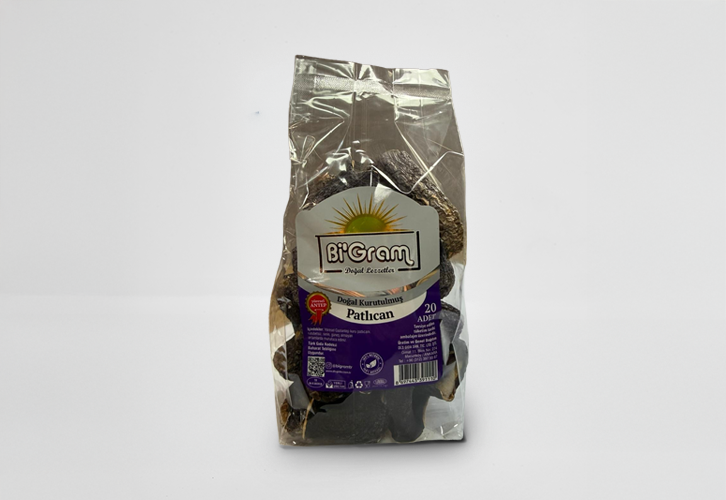 Bİ GRAM KURU PATLICAN 20Lİ